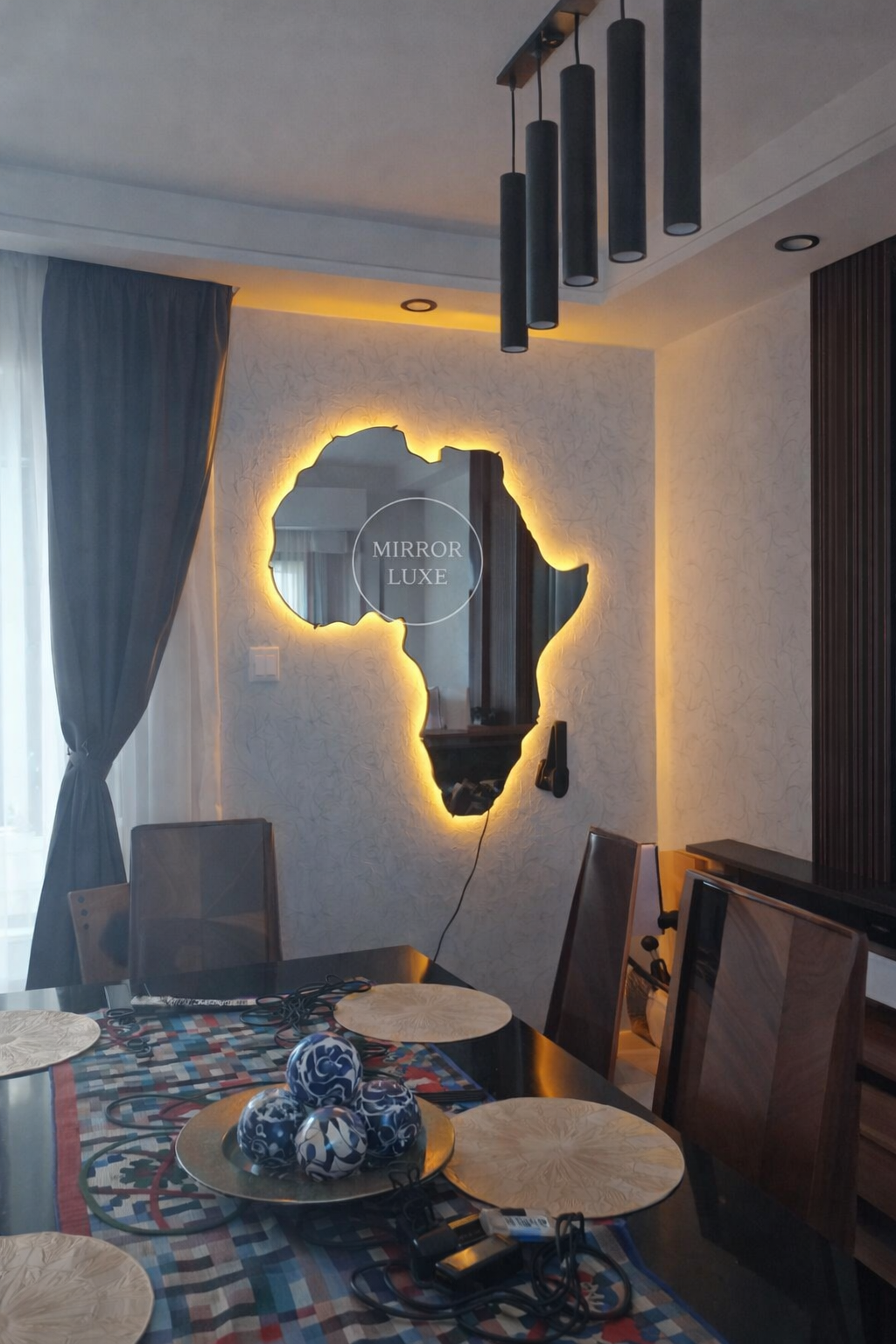African Map — where culture meets modern décor.