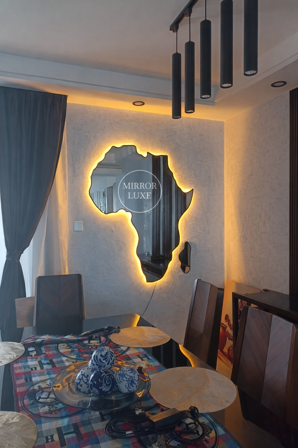 African Map — where culture meets modern décor.